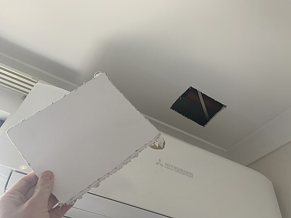 repair plasterboard hole