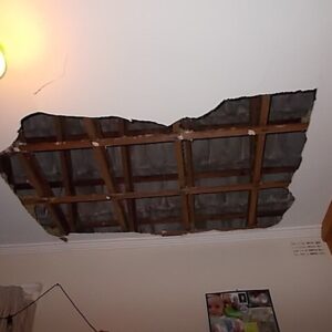 repair hole in ceiling
