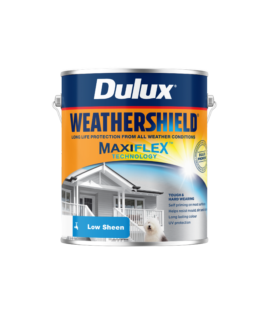 Dulux Weathershield® Low Sheen Terrace White 15L - Vicpainter