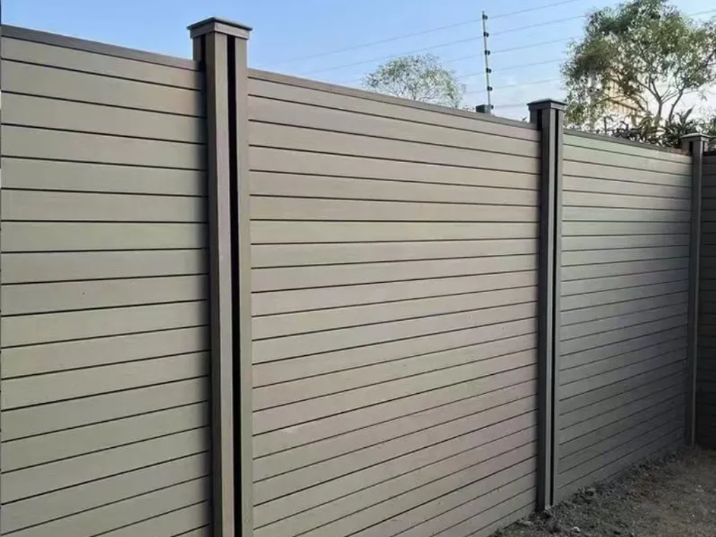 Timber fence painting