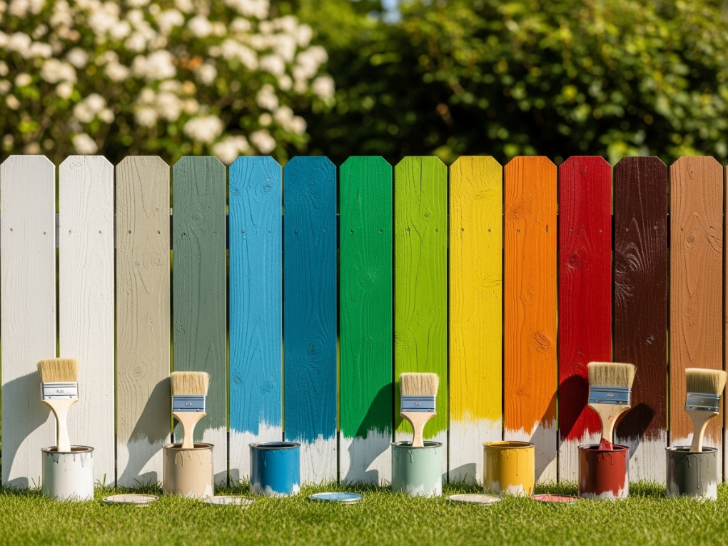 Fence painting colours