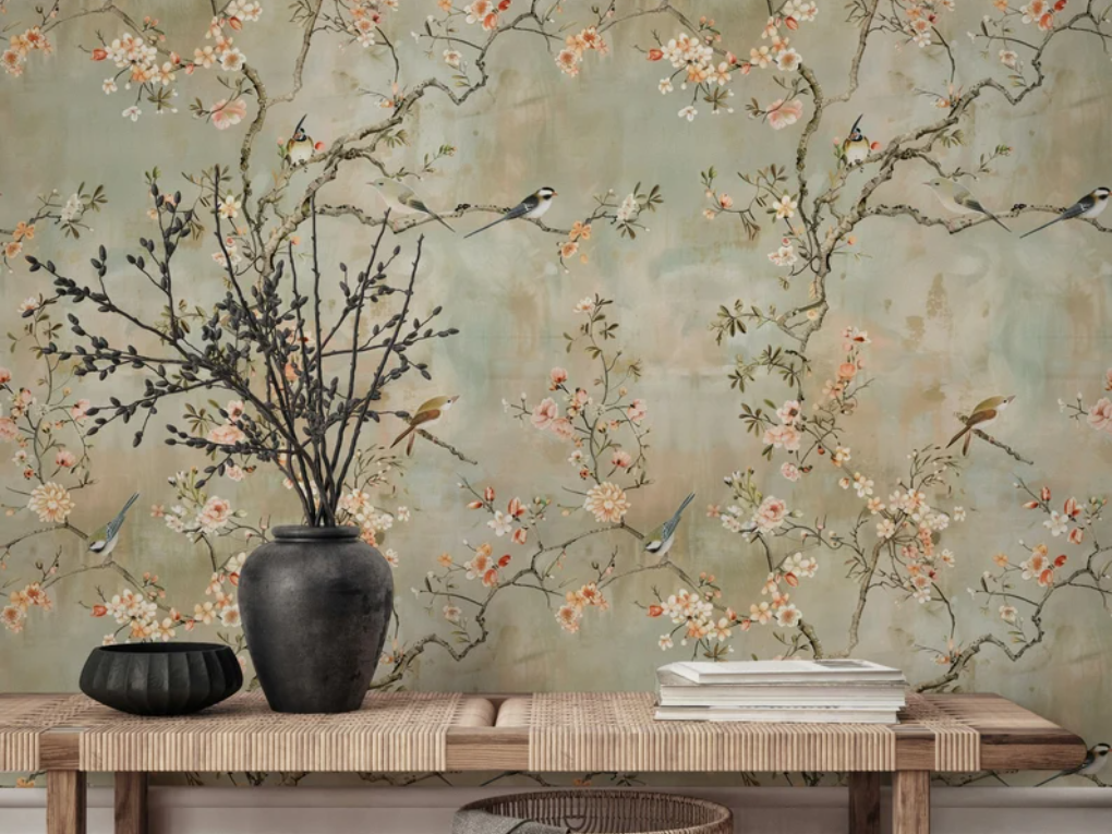 Painting on wall paper