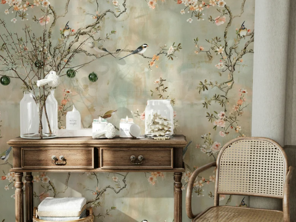 Painting on wall paper