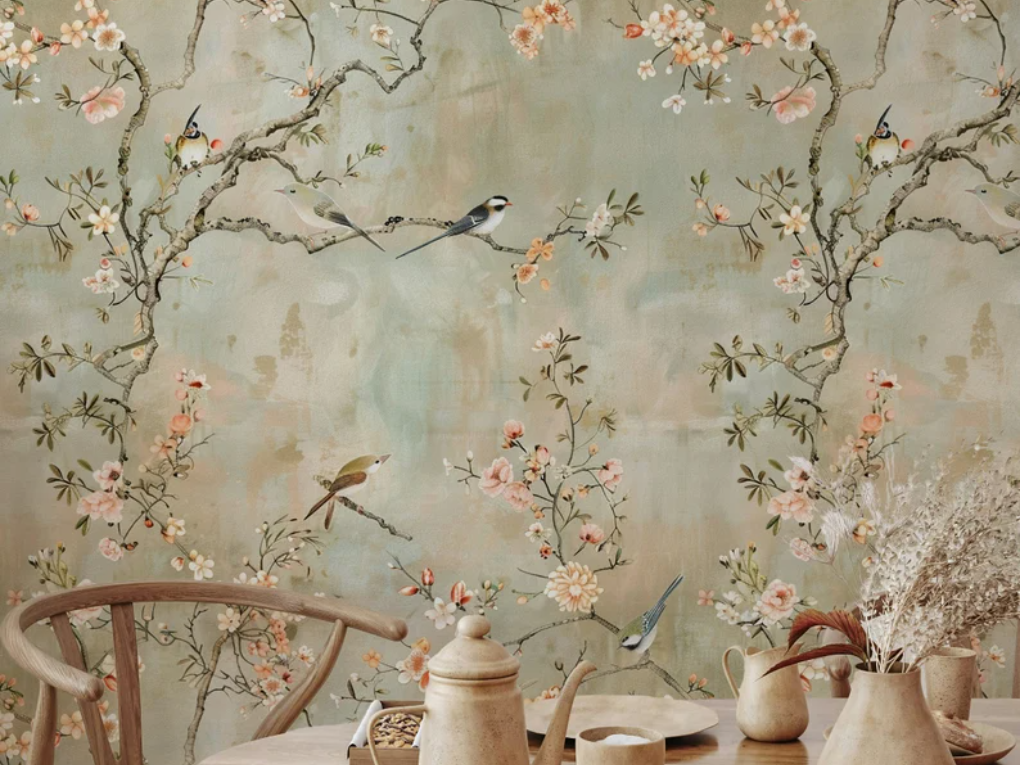 Painting on wall paper