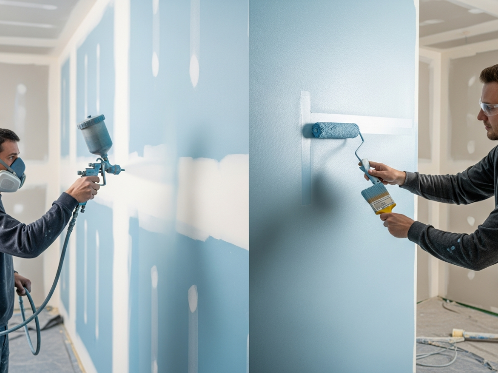 Spray vs Brush & Roller