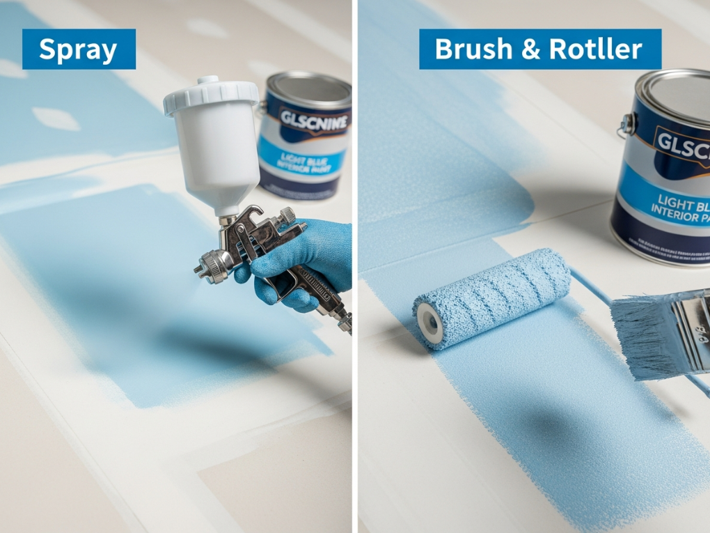 Spray vs Brush & Roller
