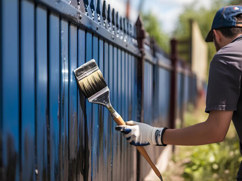 How long does it take to paint a fence