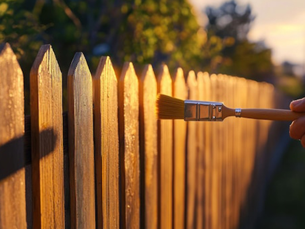 How long does it take to paint a fence