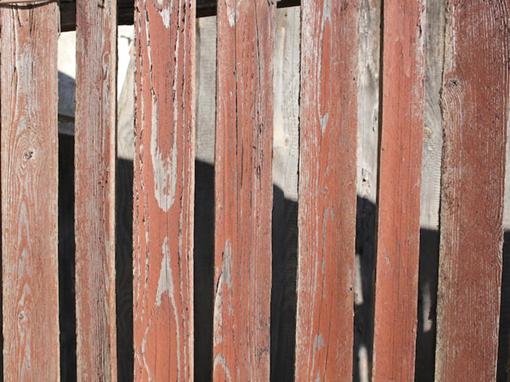 How to paint an old weathered fence