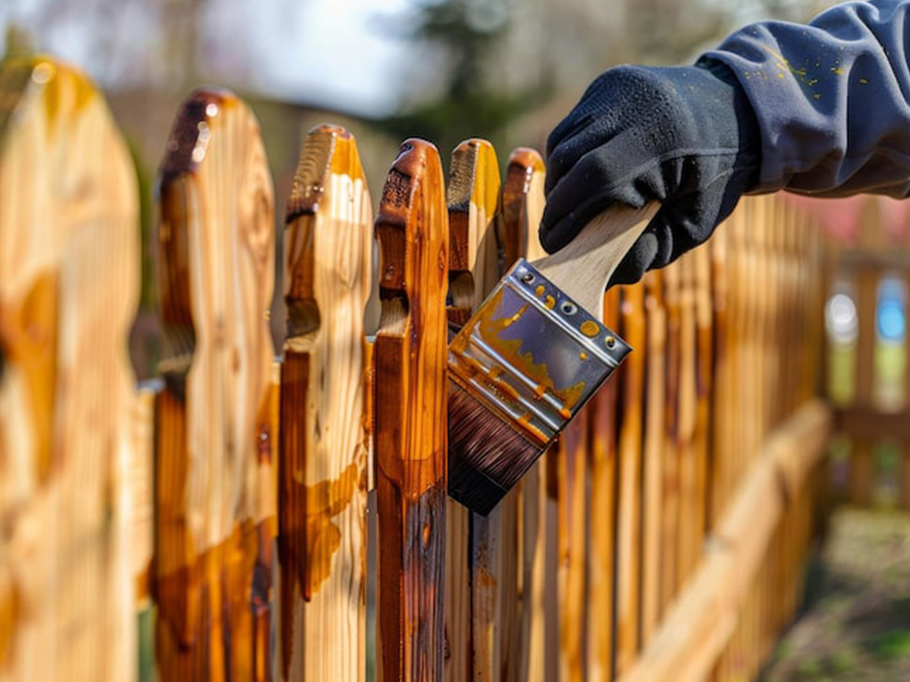 How to prep a fence before painting
