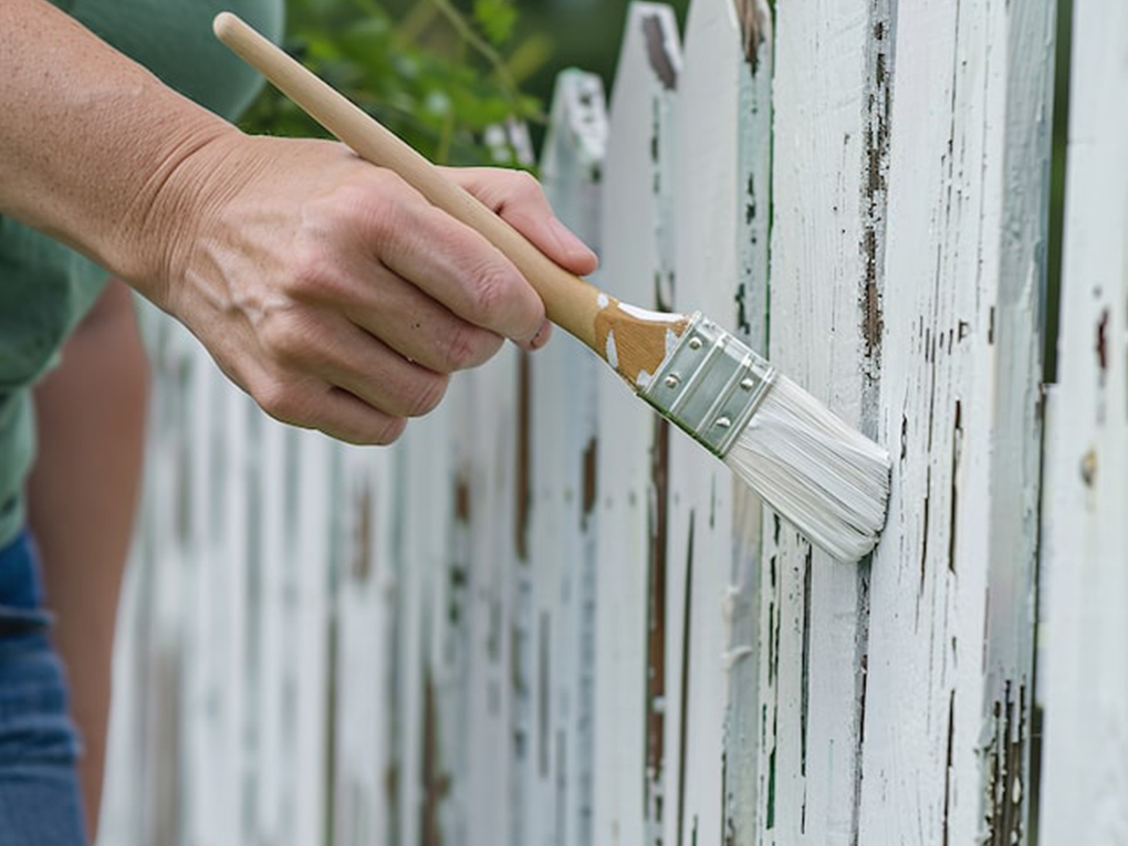 How to prep a fence before painting