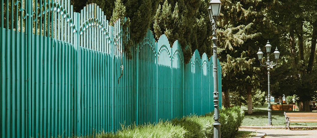 Spray Paint Fence