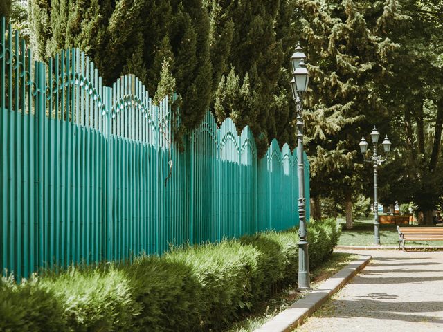Spray Paint Fence